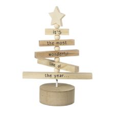 CONTEMPORARY WOODEN CHRISTMAS TREE DECORATION